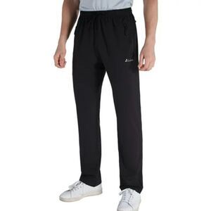 Clothin Men's Athletic Black Pants Medium